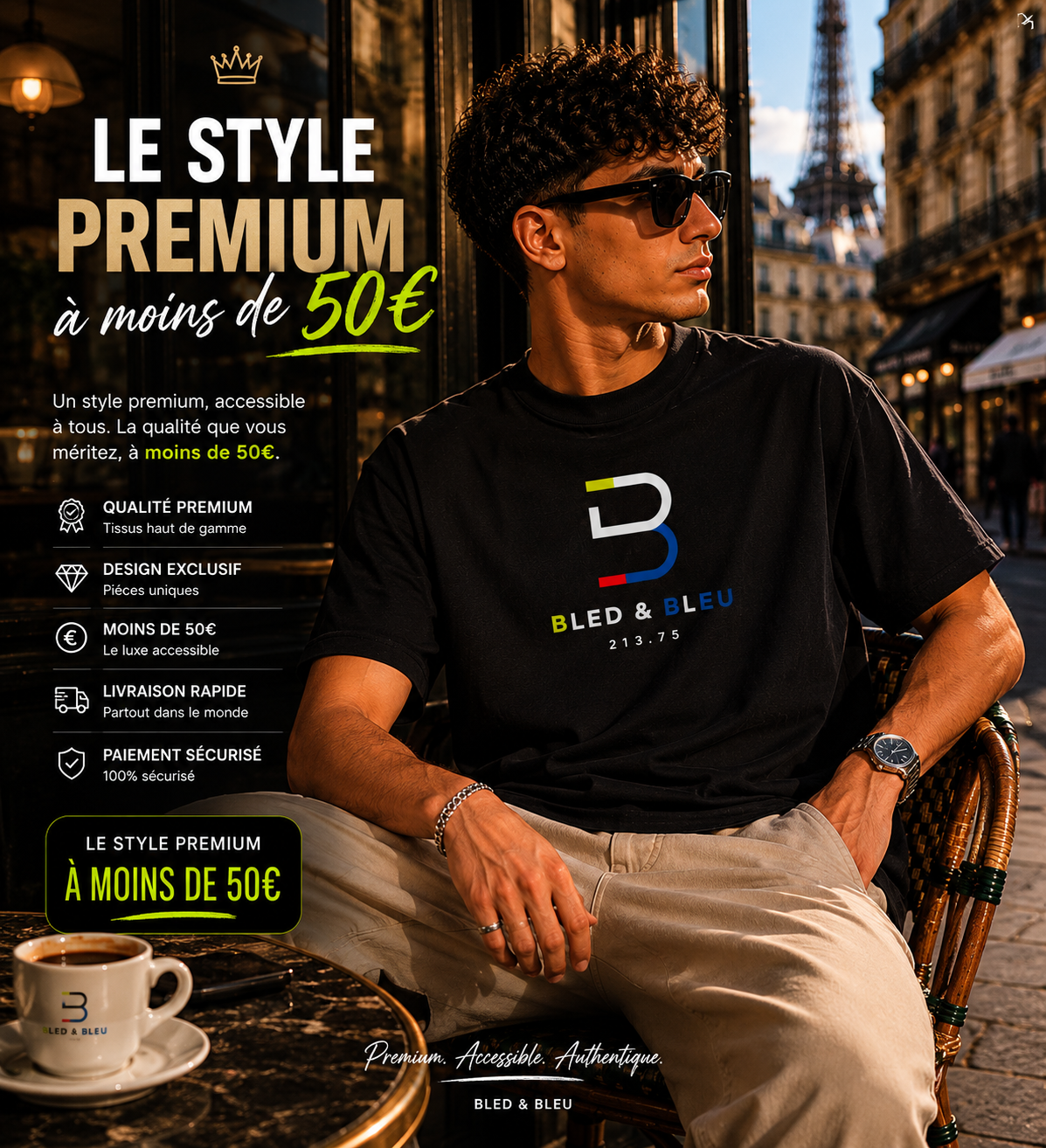 Le style premium à moins de 50€