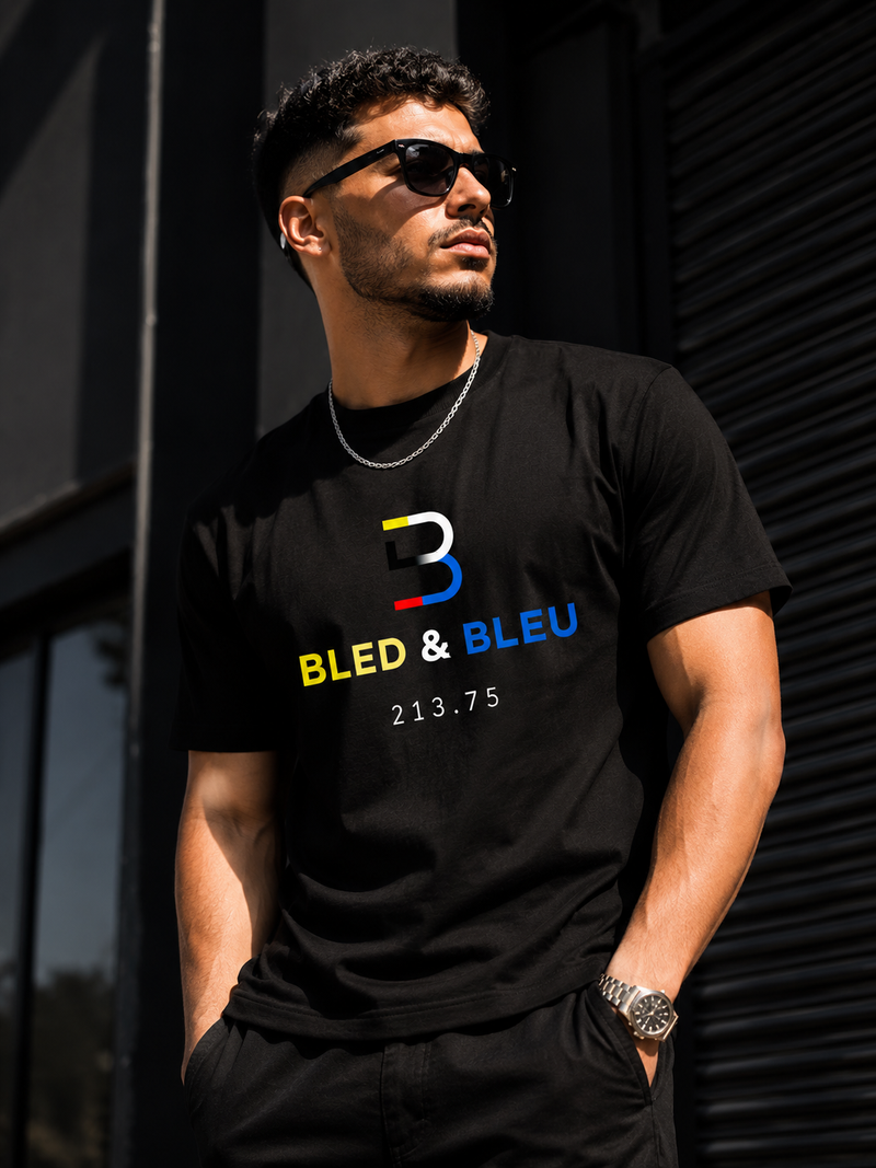 T-shirt Homme Blanc BLED & BLEU